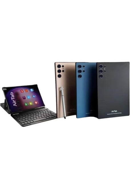 10.1 -Inch Smart Tablet U25 PRO Android 13 Tablet With 1TB Storage and 16GB RAM Quad Core Wi-Fi LTE Dual Sim with Touch Pen and Keyboard - BLUE