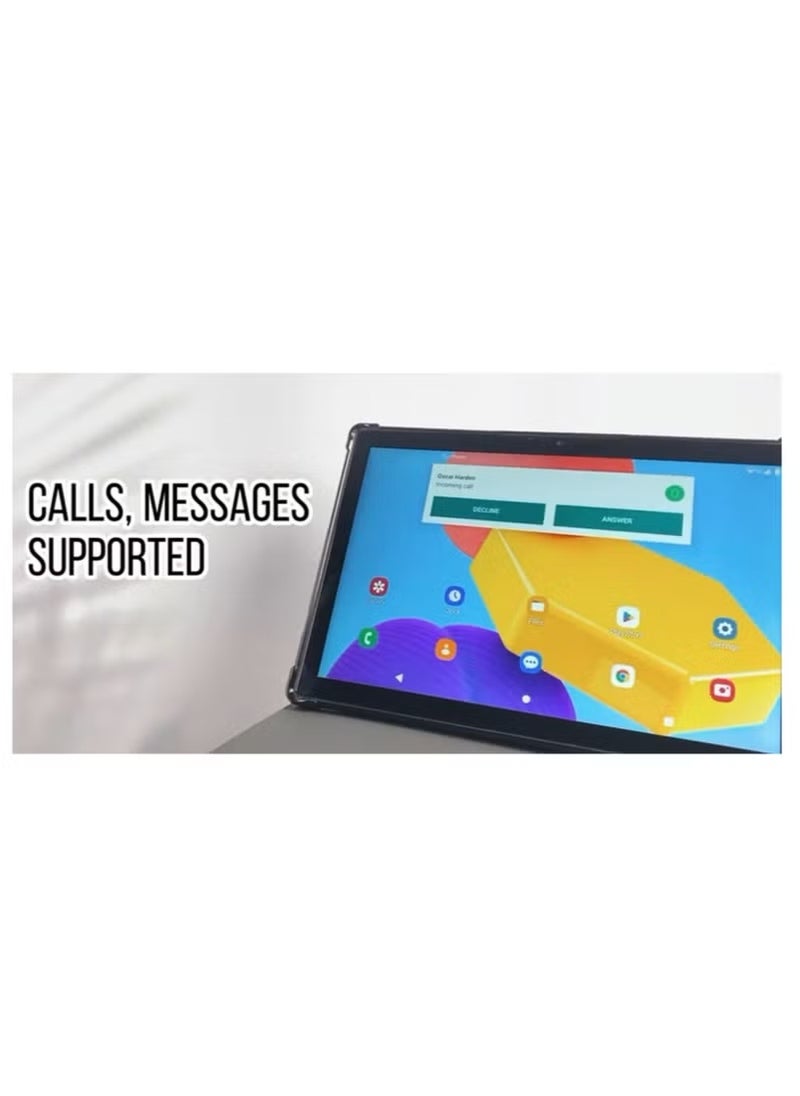 10.1 -Inch Smart Tablet U25 PRO Android 13 Tablet With 1TB Storage and 16GB RAM Quad Core Wi-Fi LTE Dual Sim with Touch Pen and Keyboard - BLUE