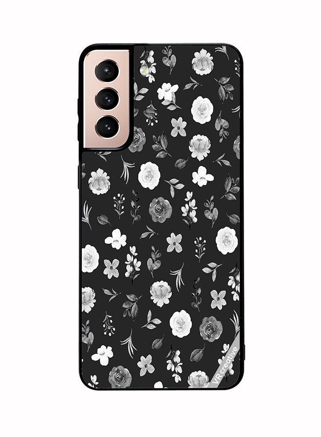 VR CREATIVE Protective Case Cover For Samsung Galaxy S21 Plus 5G Flower Design Multicolour - Image 1