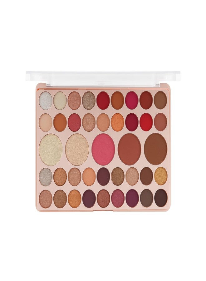 ME-ON Megastar Pro All-in-One Makeup Palette | Face & Eye Kit with Eyeshadows, Blush, Contour & Highlighters | Matte & Shimmer Mix | Highly Pigmented | Smooth Blend & Build (02, 38 gm) - Image 1