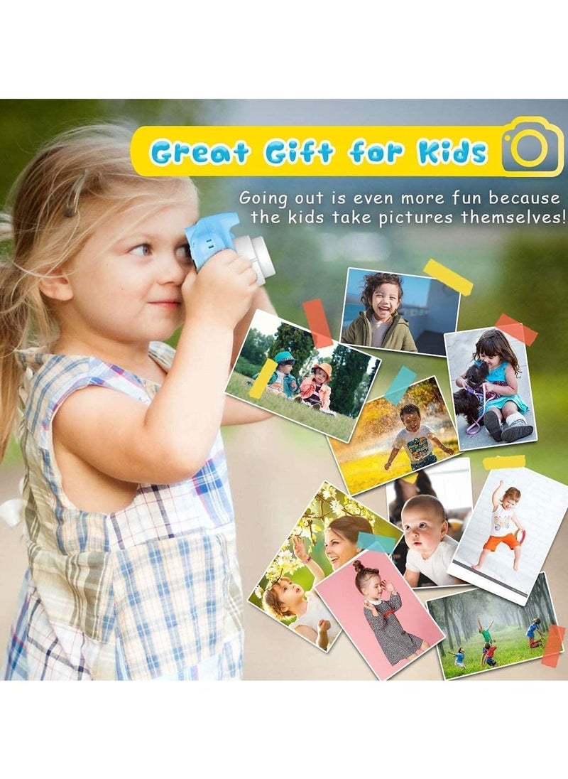 Kids Camera,Mini Rechargeable Child Digital Camera Shockproof Video Camcorder Gifts for 3-8 Year Old Boys Girls,8MP HD Video 2 Inch Screenfor Outdoor Play(32GB Card Included) - Image 4