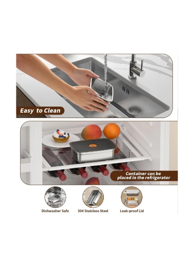 VVU&CCO FH-3 Cordless Heated Lunch Box - 1L Stainless Steel, 18W Rapid Heating, 7-Timer Self-Heating, for Office, Travel, or Outdoor Use - Image 5