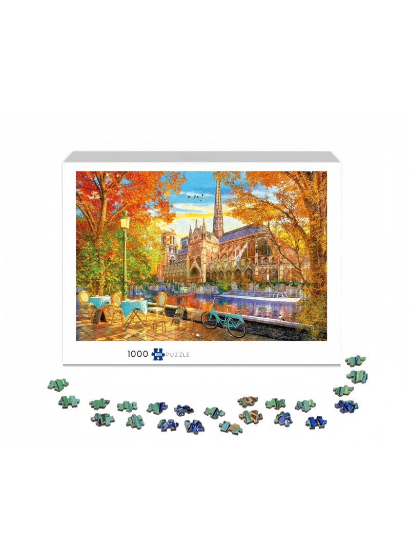 لغز التجول الافتراضي بأسلوب الرسم الزيتي - 1000 قطعة من الألغاز الفنية التي ستأخذك في جولة في المدينة - Image 2