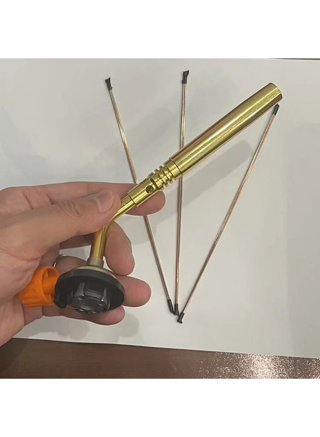 Flame Style Adjustable Welding Nozzle with Copper Welding Rod for Pipe Repair - Image 4