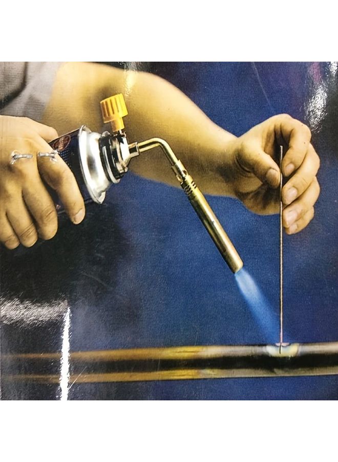 Flame Style Adjustable Welding Nozzle with Copper Welding Rod for Pipe Repair - Image 2
