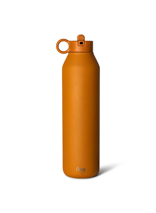 Citron Water Bottle - Vacuum Insulated Stainless Steel Water Bottle 750Ml - Caramel