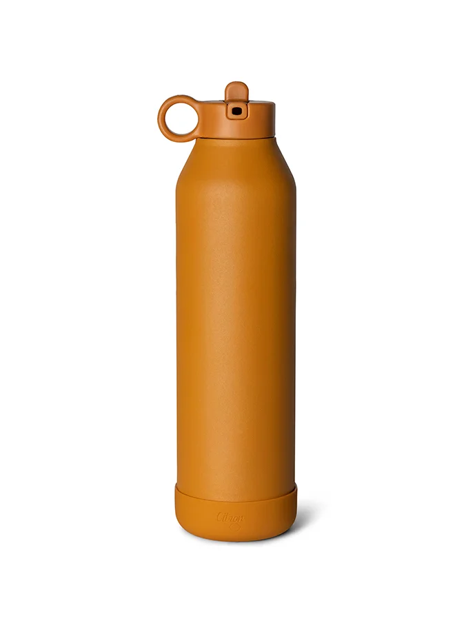 Citron Water Bottle - Vacuum Insulated Stainless Steel Water Bottle 750Ml - Caramel