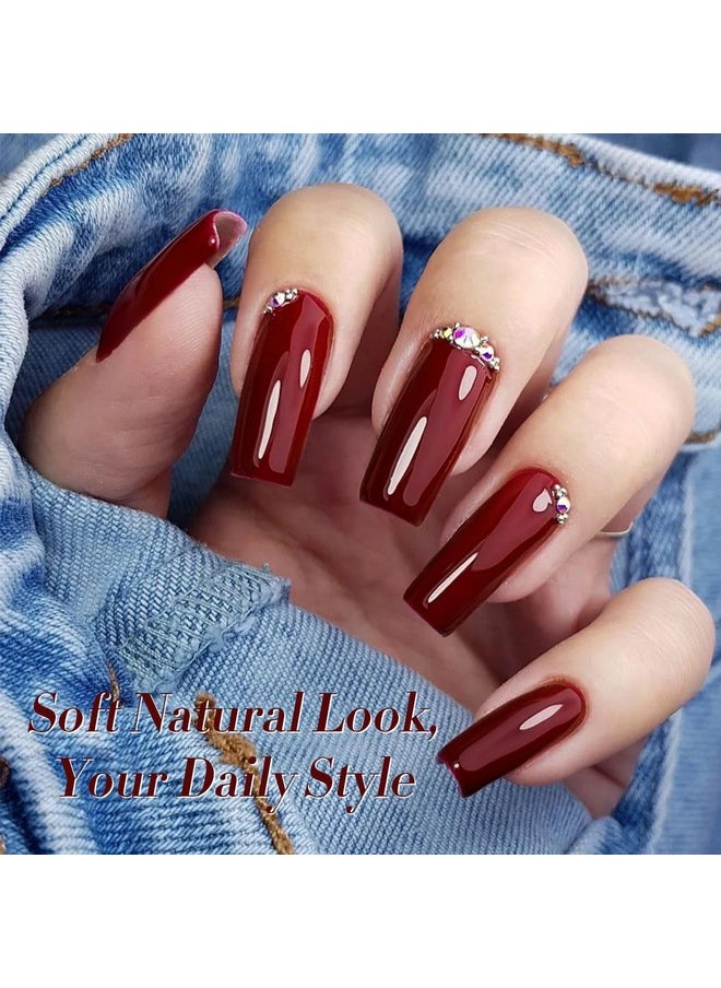 Born Pretty - BORN PRETTY Burgundy Gel Nail Polish Soak Off UV LED Nail Lamp Gel Polish Nail Art Manicure Salon DIY Home 10ML - Image 1