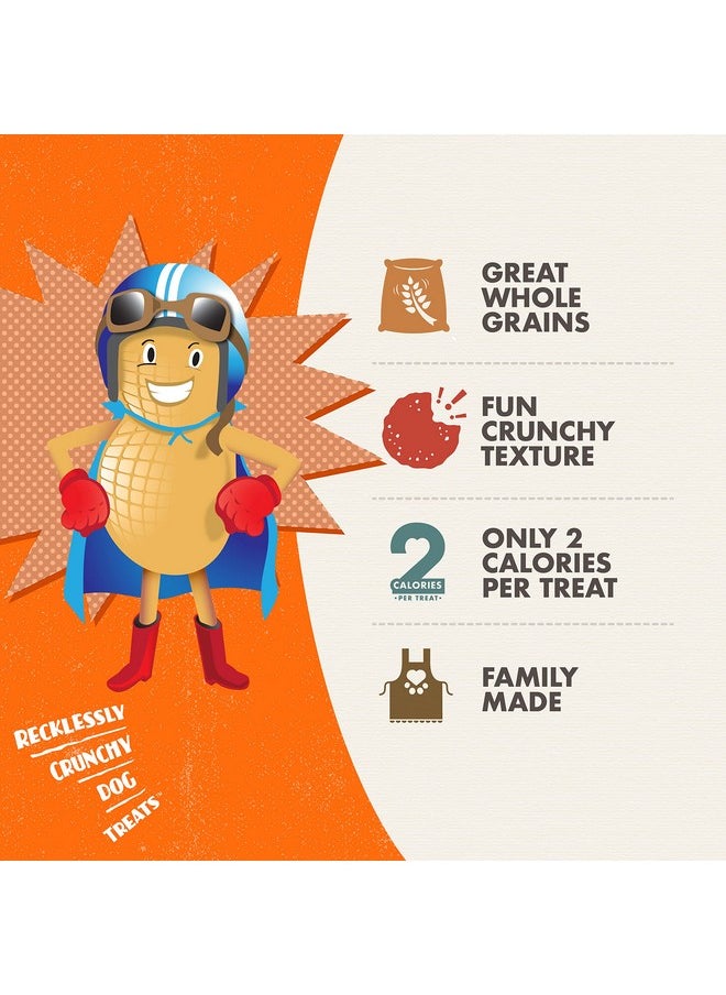 فروم حلوى الكلاب Crunchy Os Peanut Butter Jammers - حلوى الكلاب المقرمشة الفاخرة - وصفة زبدة الفول السوداني - 6 أونصة  - Image 3