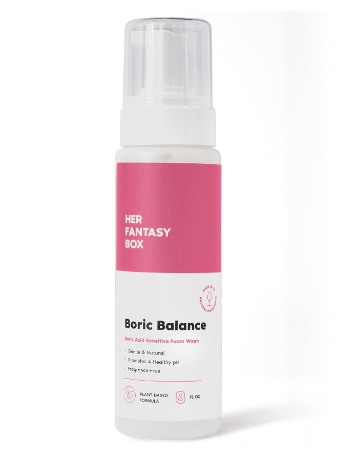 Her Fantasy Box | Boric Balance Yoni Foam Wash - Naturally Safe, pH-Balancing, Gentle Cleansing Formula for Daily Care, Odor Control, and Feminine Hygiene - Image 5