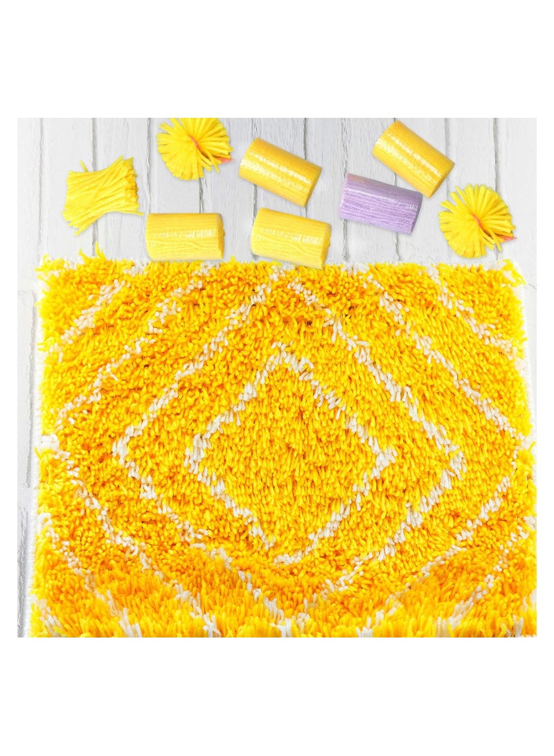 Excefore 30 Pieces Latch Hook Yarn Latch Hook Yarn Precut Assorted Colorful Yarn Bundles Cutter Rug Yarn DIY Latch Hook Yarn for Handmake Craft Sewing Knitting - Image 4