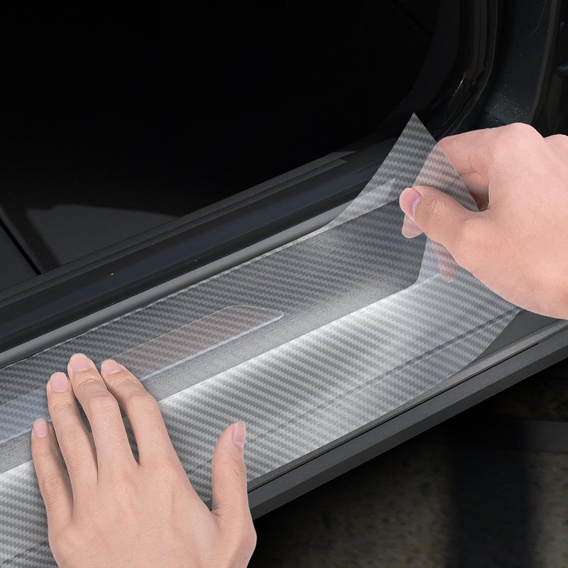 Lypumso 3D Clear Carbon Fiber Vinyl Wrap - Image 2