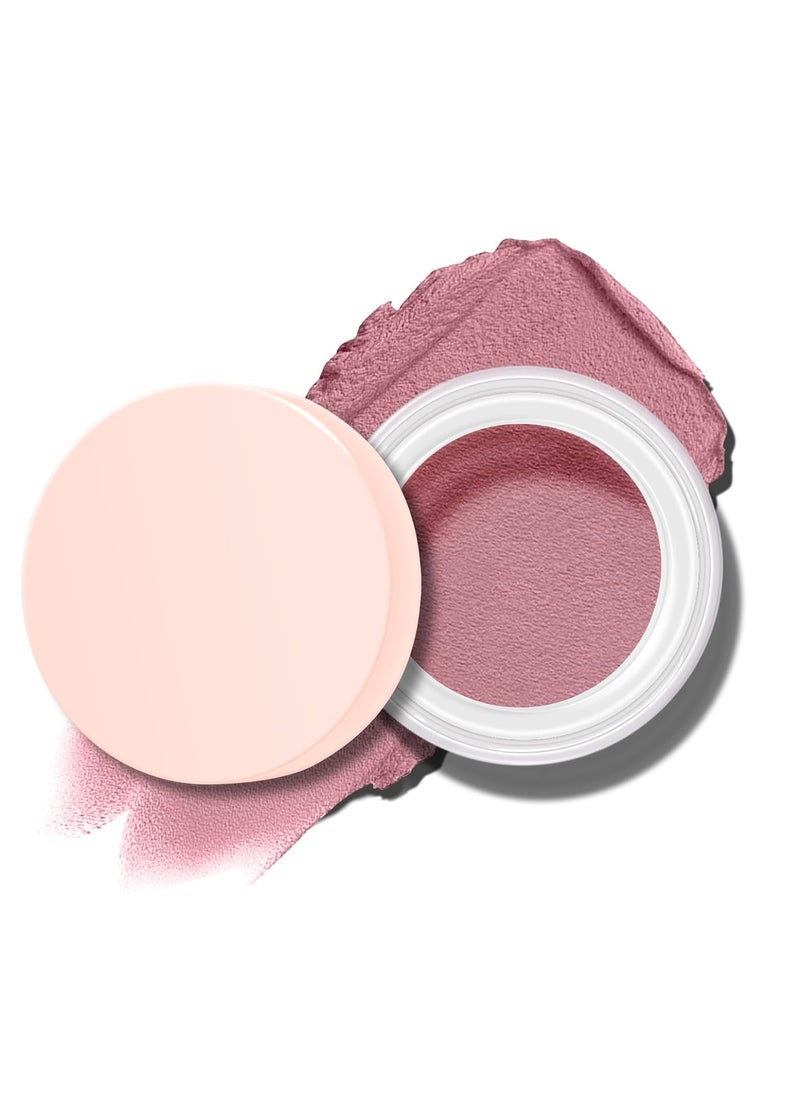 KYDA KYDA Soft Cream Blush Lip Blush Mud Cream to Powder Texture Multiuse Blusher Velvet Matte Finish Blendable Color Light Cover Dusty Rose 