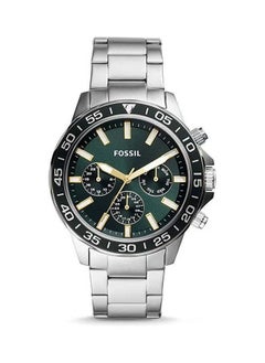 FOSSIL Men's Stainless Steel Chronograph Wrist Watch BQ2492 - 45 mm - Green  - Image 1