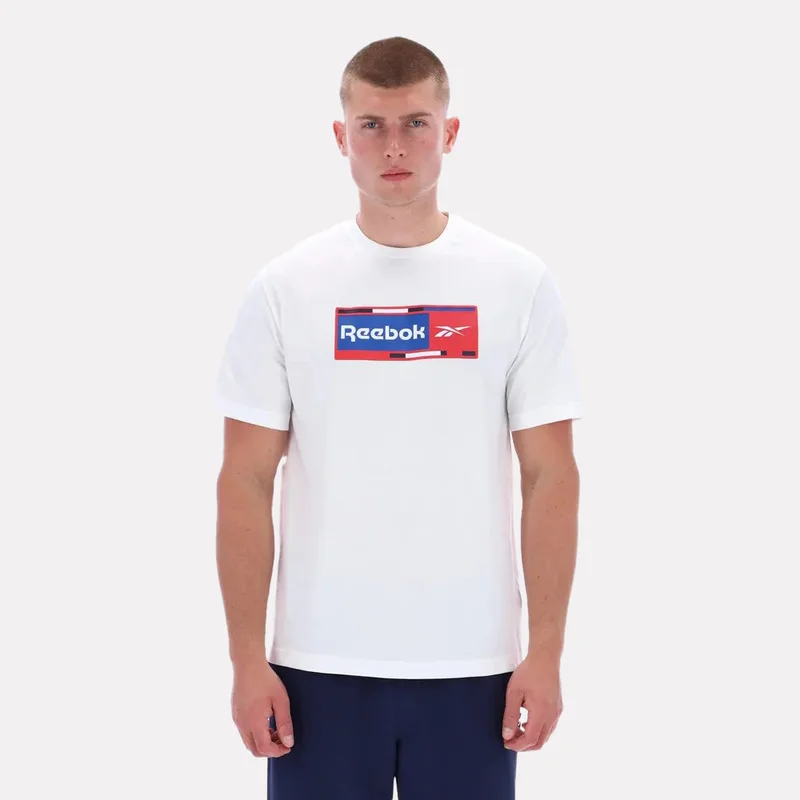 Reebok Cameron Short Sleeve Crewneck Men's Tee - White