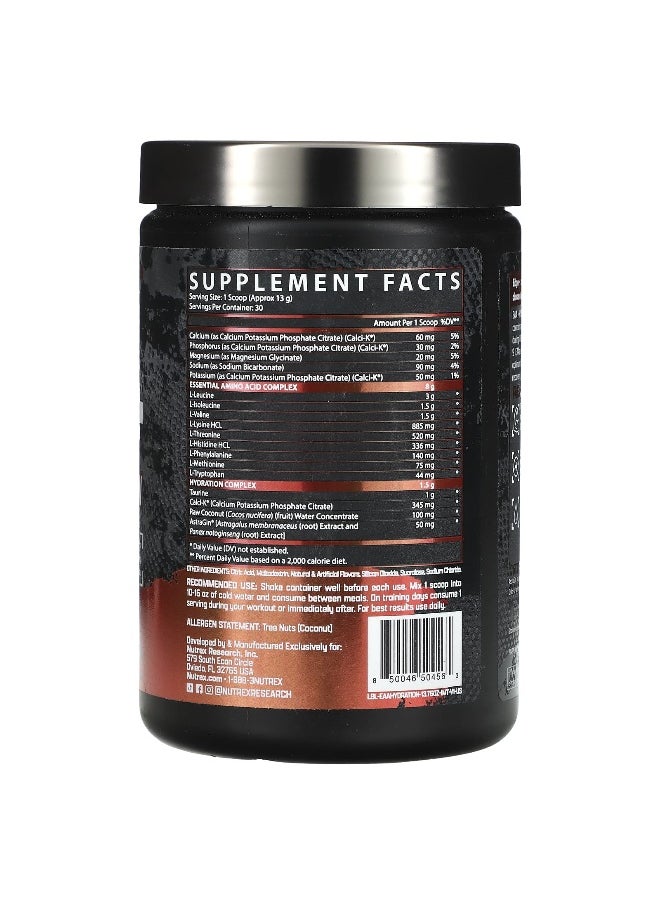 Nutrex Research Nutrex Research, EAA+ Hydration, It's Mango Time, 13.76 oz (390 g)  - Image 2