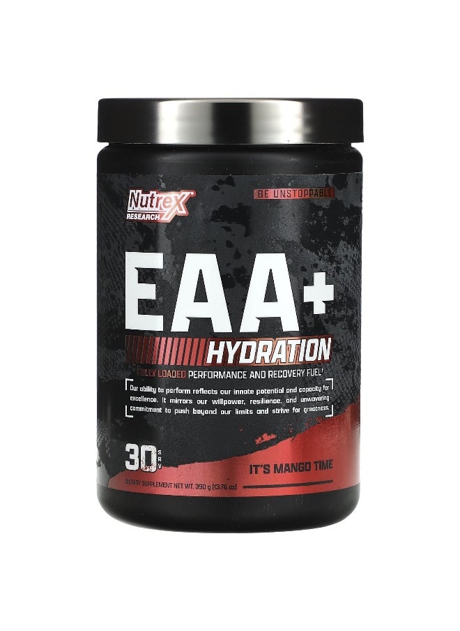 Nutrex Research Nutrex Research, EAA+ Hydration, It's Mango Time, 13.76 oz (390 g)  - Image 1
