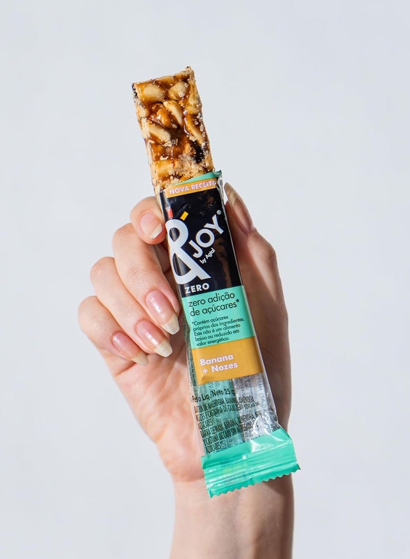 Enjoy snacks Enjoy Zero Sugar Nuts Bar Banana and walnuts (Pack of 12) - Image 5