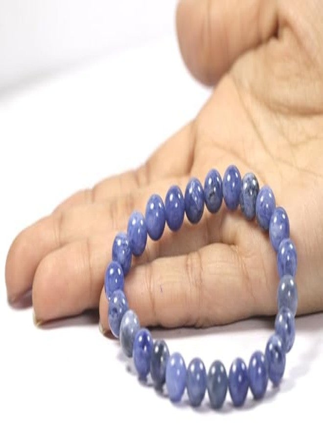 TRISHAKTI PRODUCTS - The life healing products Natural Original Crystal stone Charm Crystal Bracelet Adorable & Amazing Sodalite Bracelet Original Certified Soda Light Bracelet Chameleon Sodalite सोडालाइट ब्रेसलेट sodalite bracelet with adjustable thread Sodalite Stone Bracelet (Stone Blue) - Image 5