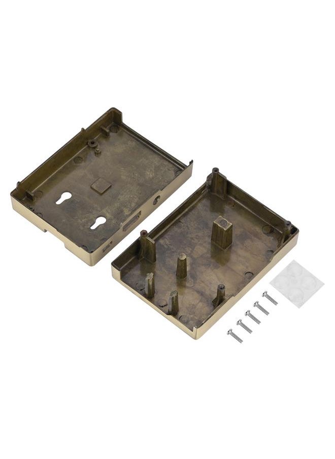 Thoraya Aluminium Alloy Enclosure Box Protective Case for Raspberry Pi 3/2 Model B and B+ (Brass)  - Image 1