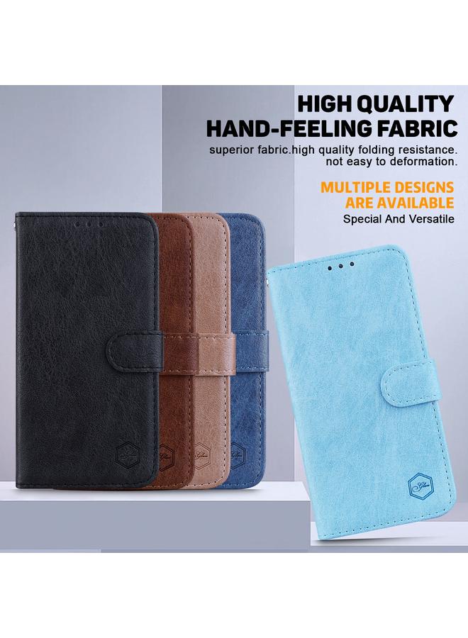 S-TOP Case For Samsung Galaxy A71 5G Skin Feeling Oil Leather Texture PU + TPU Phone Case - Image 5