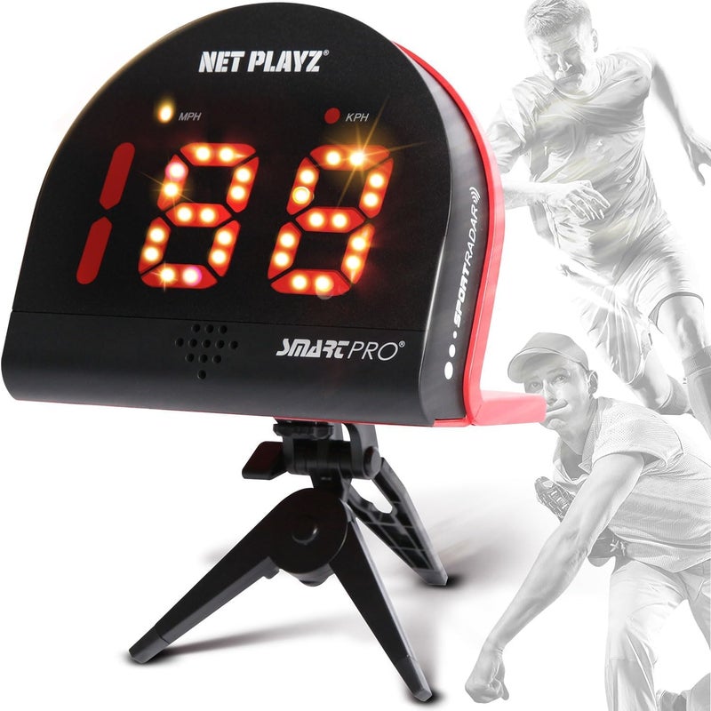 NET PLAYZ NET PLAYZ Speed Radar Smart Pro Speed Meter - Black, M - Image 1
