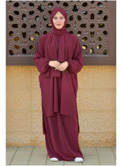 DAMAS COLLECTION P101-umrah essentials Jilbab for women with tow style Skirt or Trouser -4 piece Prayer Clothes for Muslim Women-Islamic Abaya Dress Outfit maxi with scarf and small bag- Modest suit Women  - Image 1
