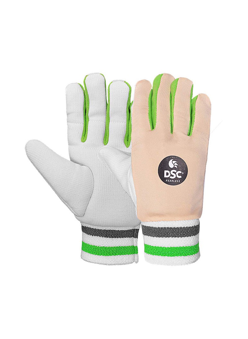 DSC Speed Cotton Padded Lycra Back Cricket Wicket Keeping Inner Gloves - Image 1