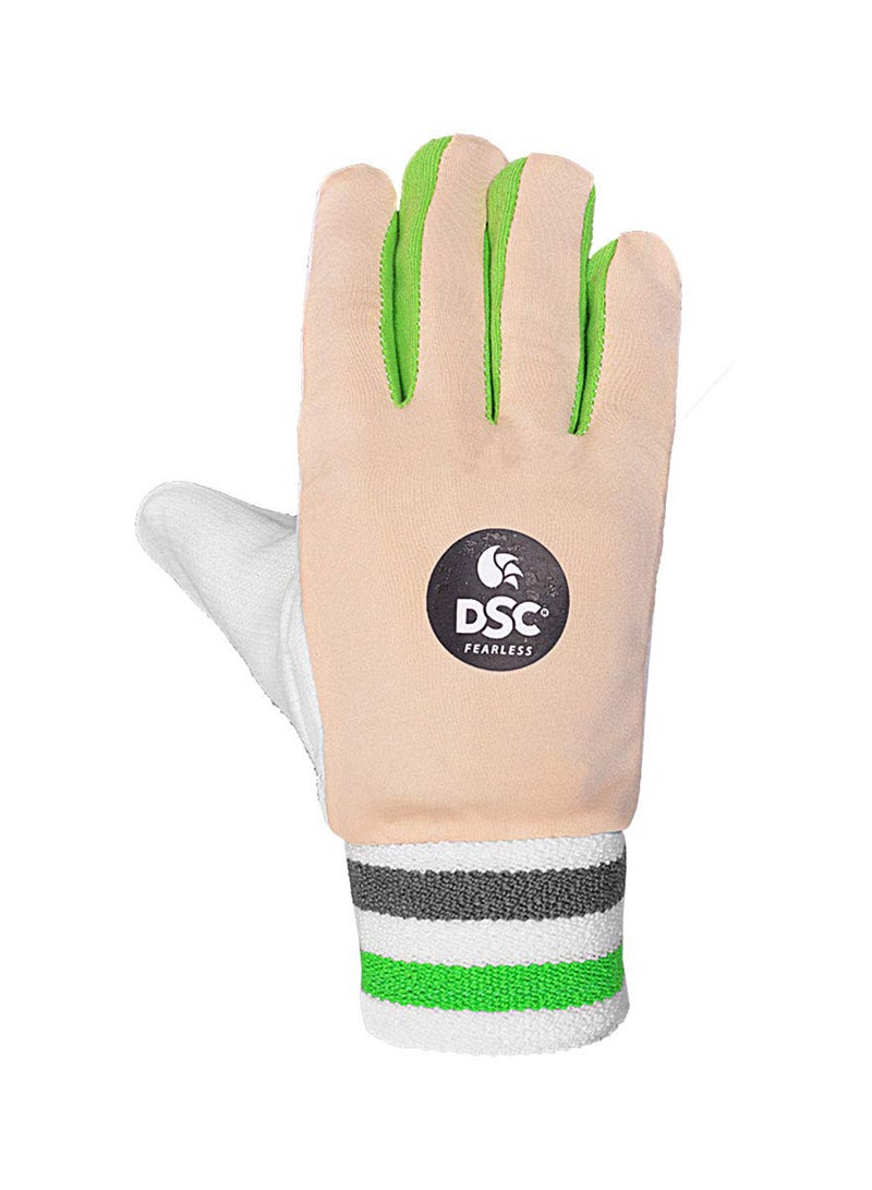 DSC Speed Cotton Padded Lycra Back Cricket Wicket Keeping Inner Gloves - Image 2