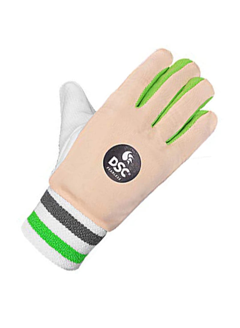 DSC Speed Cotton Padded Lycra Back Cricket Wicket Keeping Inner Gloves - Image 5