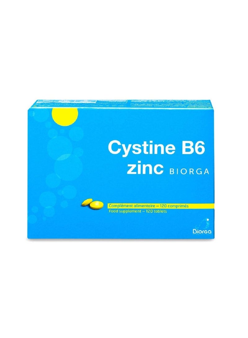 Biorga Cystine B6 + Zinc 120 Tables - Image 1