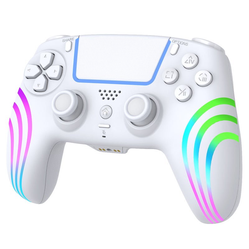 يد تحكم لاسلكية PS5 مع مشغلات هول وإضاءة RGB - Image 3