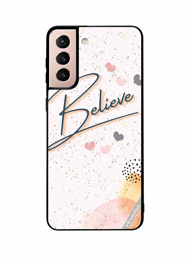 VR CREATIVE Protective Case Cover For Samsung Galaxy S21 5G Belive Design Multicolour - Image 1