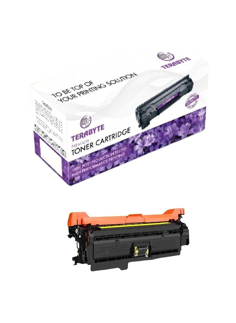 Terabyte 212A Compatible Toner  W2122A Compatible Toner Cartridges for Colour LaserJet Enterprise MFP M578c, M554dn, M555dn, MFP M578dn (1 Yellow) - Image 1