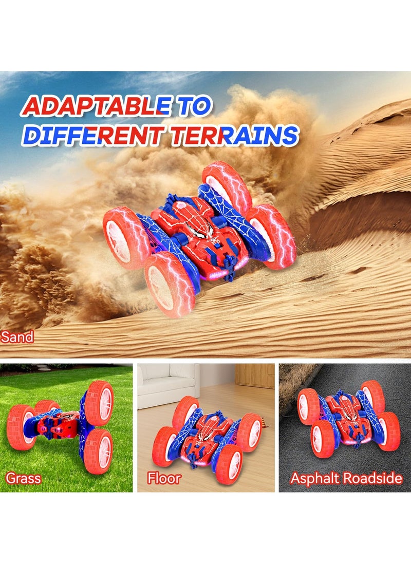 General Remote Control Cars, 360 Flips Rc Car Kids Toys for 3-9 Year Old Boy Gifts, Boys Toys Age 3-9 Birthday Presents Gifts for 4-8 Year Old Boys Easter Gifts for Kids Boys Outdoor Garden Toys  - Image 2
