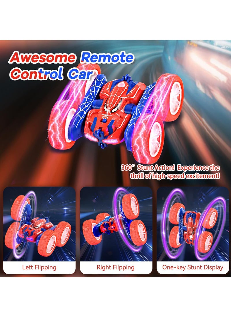 General Remote Control Cars, 360 Flips Rc Car Kids Toys for 3-9 Year Old Boy Gifts, Boys Toys Age 3-9 Birthday Presents Gifts for 4-8 Year Old Boys Easter Gifts for Kids Boys Outdoor Garden Toys  - Image 3