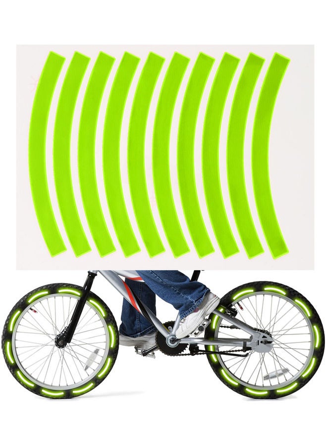 نيبمينينت مجموعة ملصقات عاكسة للدراجة مكونة من 10 قطع 13.5x0.2x10سم - Image 1