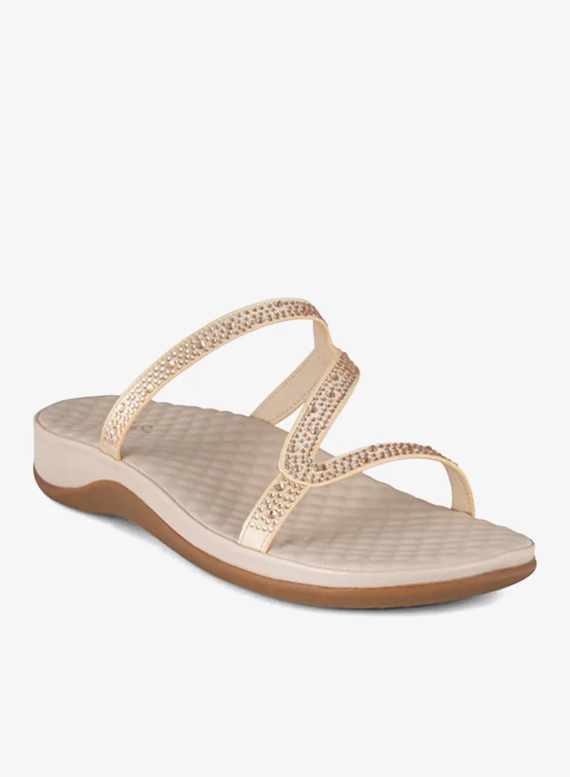 فينتشي صنادل نسائية متعددة الأحزمة مسطحة