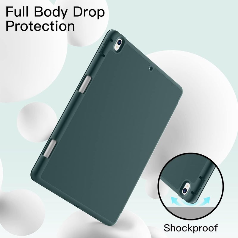 Jetech Case For Ipad Air 3 10.5-Inch 2019, 3Rd Generation And Ipad Pro 10.5 With Pencil Holder, Slim Tablet Cover With Soft Tpu Back, Auto Wake/Sleep Misty Blue - Image 4