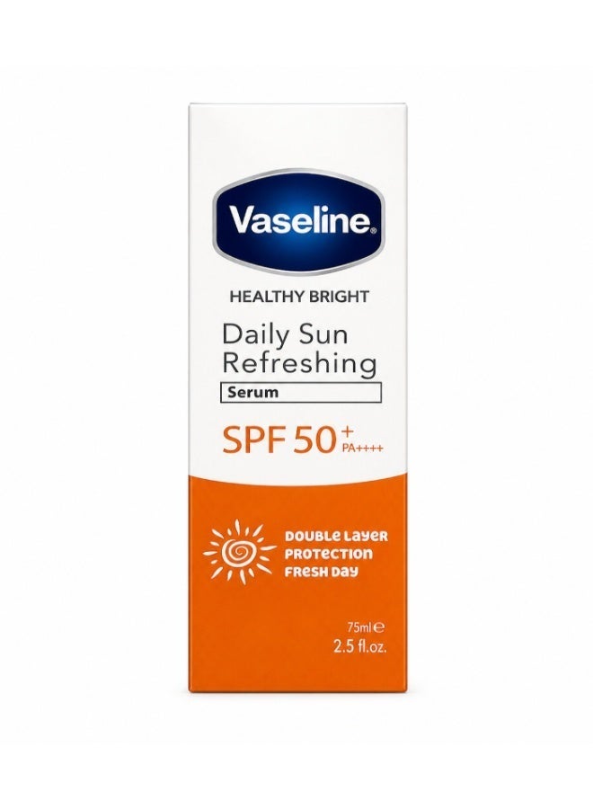 Vaseline Daily Fresh Sun Serum SPF 50+, 75 ml - Image 1