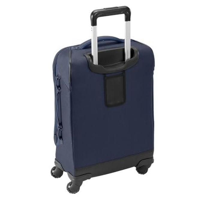 eagle creek Expanse 4-Wheel 21.5" International Carry-On Luggage Four-Wheel Carry-On Luggage For Easy Travel Lockable Zippers Expandable Main Compartment Telescoping Handles Pilot Blue - Image 3