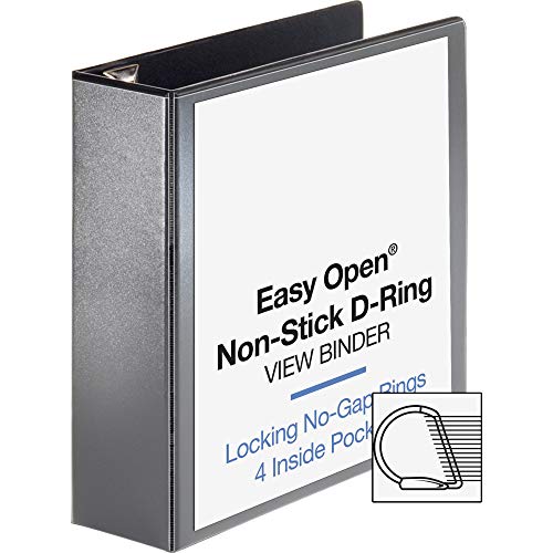 Business Source 3" Locking D-Ring View Binder - Image 4