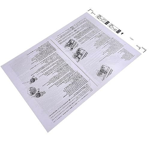 OKLILI 5pcs X B12B819051 Carrier Sheet B12B813431 4T8624 Sheets Compatible with Epson A4 Scanner Scan A3 B4 Odd-Sized Wrinkled Flimsy Folded Receipt Newspaper Magazine Clipping Torn Fragile Paper - Image 5