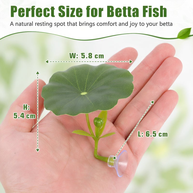 Artificial Leaf Betta Fish Resting Spot for Aquarium Decoration and Fish Accessories Ideal for Betta Fish Resting and Hiding - Image 4