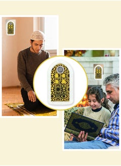 BESTIS Mini Wall Plug Quran Speaker with Light Wall Koran Reciter Ramadan Pray Essential Gift Yellow 13*7*3cm  - Image 3