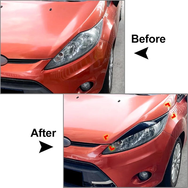 DEMULAX Car Headlight Eyelids Frame Cover Trim - Image 5