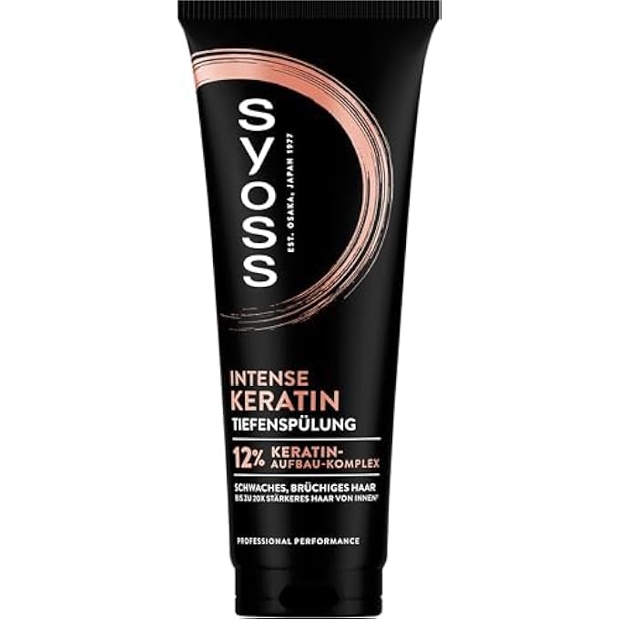 SYOSS DEEP CONDITIONER KERATIN (250 ML), RICH CONDITIONER WITH KERATIN FIGHTS FRIZZ & PROVIDES SHINE, HAIR CONDITIONER FOR HEALTHY-LOOKING & RESISTANT HAIR - Image 1