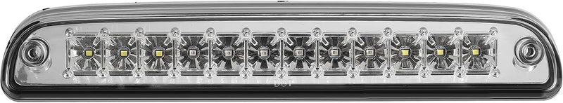 Partsam High Mount Stop Light Led 3rd Brake Light Replacement for F250 F350 F450 F550 1999-2016/Ranger/B series Third Brake Light Clear Rear Cab Roof Center Mount Brake Stop Tail Cargo Light Lamp - Image 2