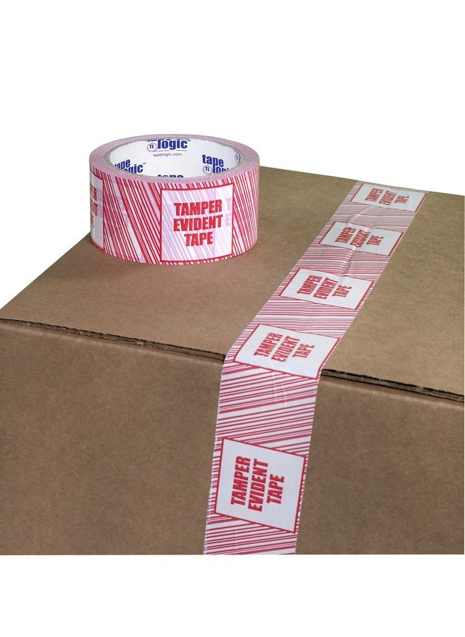 Aviditi Packaging Tape For Boxes 2In X 110 Yards 2.5 Mil 6Pack Security Tamper Evident Printed Tape Strong For Packing Mailing Boxing Package Shipping Identification Of Tampered Packages  - Image 3