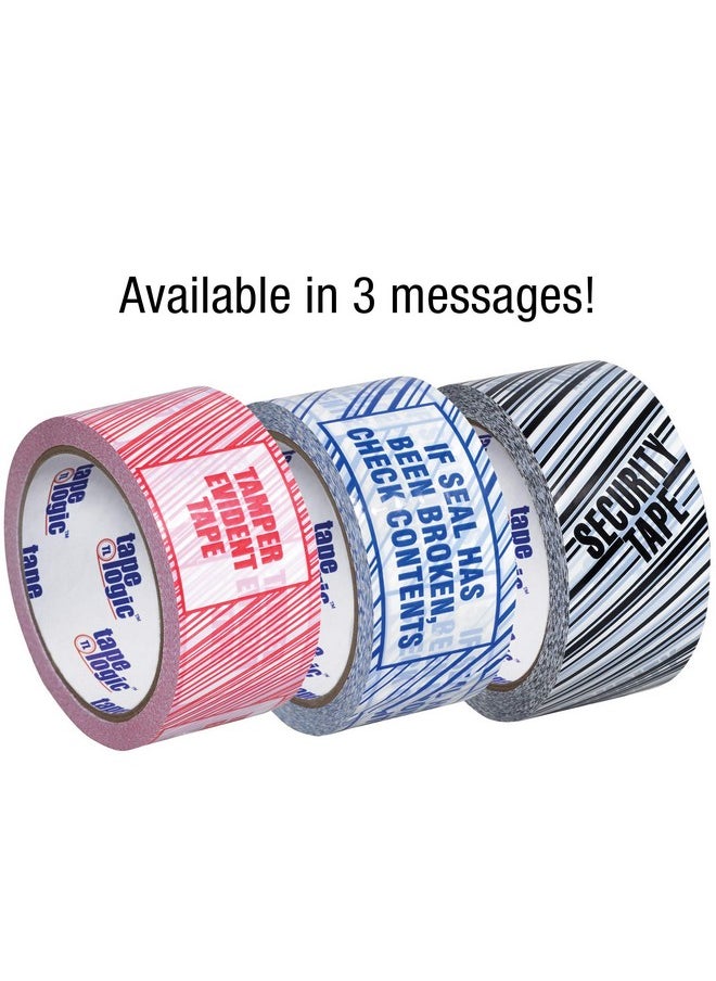 Aviditi Packaging Tape For Boxes 2In X 110 Yards 2.5 Mil 6Pack Security Tamper Evident Printed Tape Strong For Packing Mailing Boxing Package Shipping Identification Of Tampered Packages  - Image 4